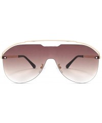 Rimless New Sunglasses Metal Rimless Sun Glasses Brand Designer Pilot Sunglasses Women Men Shades Top Fashion Eyewear - CR198...
