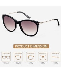 Round Women Retro Sunglasses - Vintage Round Sunglasses Classic Design style - UV400 Protection - Yf04-gray - CF18OZAMTA7 $25.00