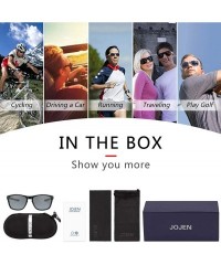 Square Polarized Sports Sunglasses for men women Baseball Running Cycling Fishing Golf Tr90 ultralight Frame JE001 - CR192D2G...