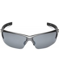 Wrap Oversized Wide Frame Men's Cycling Baseball Driving Water Sports Sunglasses - LARGE Size - Gray - Smoke - CG11OXKDI8B $1...