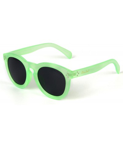Round Designer Classic Round Circle polarized Sunglasses Men Women Glasses lsp4202 - Green - CM120YRCULH $51.29