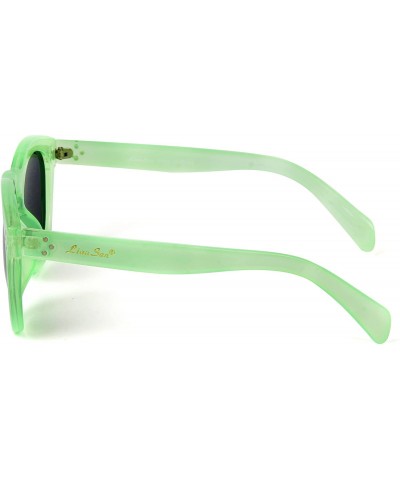 Round Designer Classic Round Circle polarized Sunglasses Men Women Glasses lsp4202 - Green - CM120YRCULH $32.14