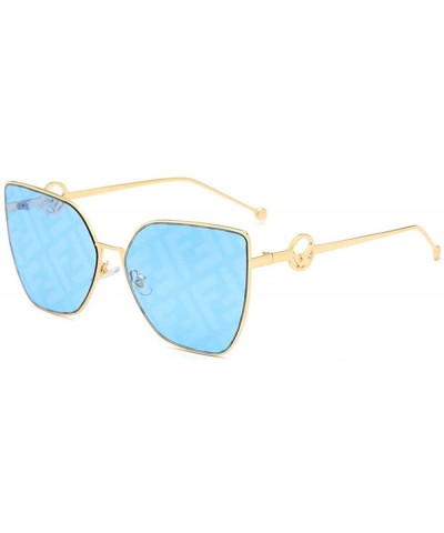 Rimless Personality Sunglasses Trend Square Sunglasses Female Wild Sunglasses - CO18X74MOKS $83.45