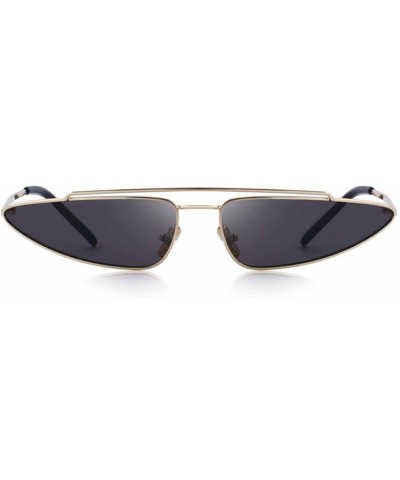 Aviator DESIGN Women Small Frame Cat Eye Sunglasses Retro Style C04 Yellow - C05 Red - C718YZULQ4K $19.16