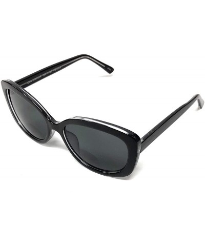 Square Classic Womens Sunglass Readers Invisible Bifocal Reading Sunglasses with Eyewear Cases +1.25 - +2.75 - CO194AMMEYY $2...