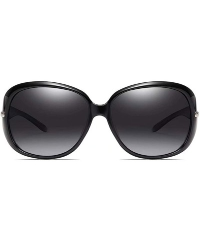 Goggle 2020 Women Polarized Sunglasses Vintage Big Frame Sun Glasses Ladies Shades Fashion 100% UV Protection - Purple - CZ19...