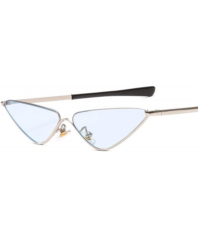 Oversized Fashion Cat Eye Sunglasses Women Mirror Triangle Sun Glasses Female Lens Shades Ladies Eyewear UV400 - C2 - C9198ZL...