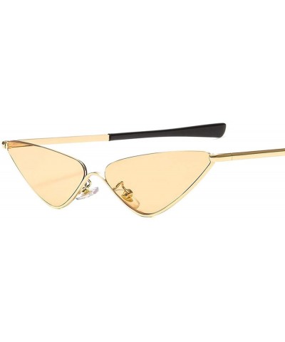Oversized Fashion Cat Eye Sunglasses Women Mirror Triangle Sun Glasses Female Lens Shades Ladies Eyewear UV400 - C2 - C9198ZL...