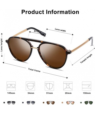 Oversized Oversized Polarized Sunglasses for Women Men Aviator Ladies Shades SJ2078 - CV18AIZSKIM $18.98