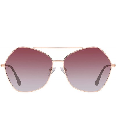 Oversized Polarized Sunglasses for Women Large Ultra Light Hexagonal Glasses NIMBUS SJ1125 - CN19324SOSS $26.52