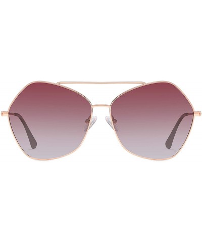 Oversized Polarized Sunglasses for Women Large Ultra Light Hexagonal Glasses NIMBUS SJ1125 - CN19324SOSS $13.08