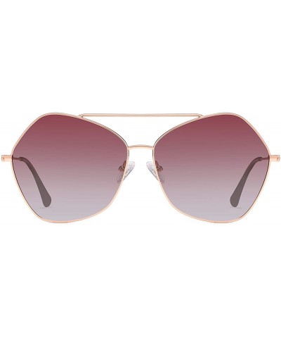 Oversized Polarized Sunglasses for Women Large Ultra Light Hexagonal Glasses NIMBUS SJ1125 - CN19324SOSS $13.08