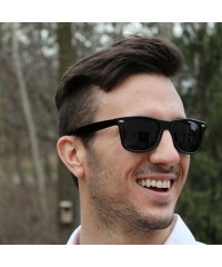 Oversized Polarized Sunglasses for Men and Women - Glare-Free - 100 Percent Uv Blocking - C61297M3IQL $26.25