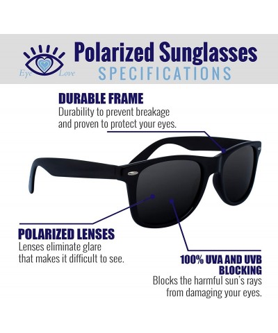 Polarized Sunglasses for Men and Women Glare Free 100 Percent