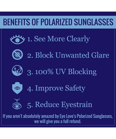 Oversized Polarized Sunglasses for Men and Women - Glare-Free - 100 Percent Uv Blocking - C61297M3IQL $26.25
