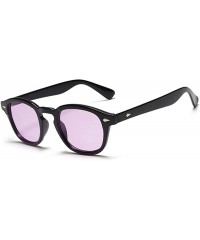 Round Vintage Johnny Depp Round Sunglasses Tint Lens Nerd Colorful Eyewear See Through Film Tony stark Glasses - 11 - CF18AK6...