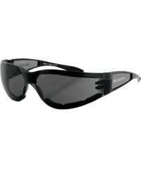 Goggle Shield II Adult Frameless Designer Sunglasses - Black/Smoke / One Size Fits All - CK1156U6BI1 $30.22