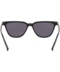 Cat Eye Cat Eye Sunglasses Women Coating Mirror Sexy Cateye Sun Glasses For Female UV400 Women's Glasses - Whitegray - C31999...
