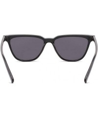 Cat Eye Cat Eye Sunglasses Women Coating Mirror Sexy Cateye Sun Glasses For Female UV400 Women's Glasses - Whitegray - C31999...