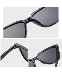 Cat Eye Cat Eye Sunglasses Women Coating Mirror Sexy Cateye Sun Glasses For Female UV400 Women's Glasses - Whitegray - C31999...