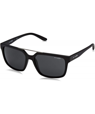 Sport Men's An4231 Petrolhead Square Sunglasses - Matte Black/Grey - CD12N13K05V $86.77