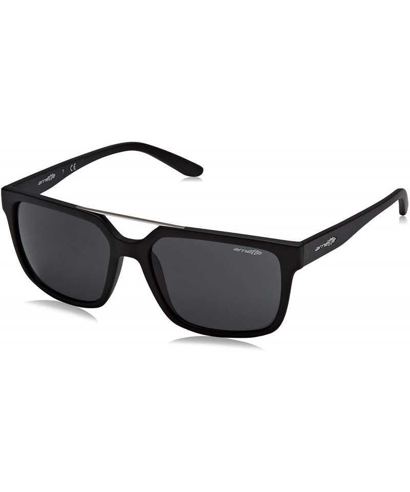 Sport Men's An4231 Petrolhead Square Sunglasses - Matte Black/Grey - CD12N13K05V $48.07