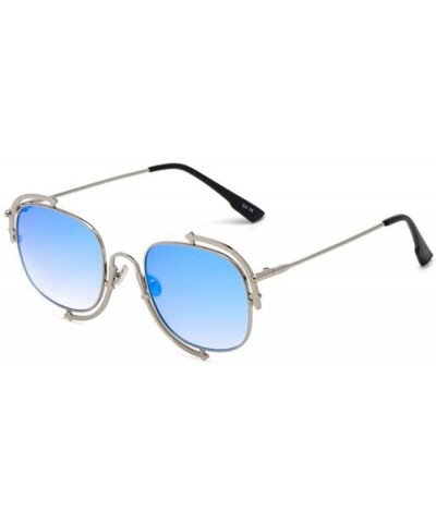 Aviator Classic fashion retro aviator sunglasses - ladies new UV protection small box sunglasses - G - C618SHXZQWU $71.88