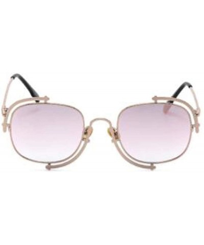 Aviator Classic fashion retro aviator sunglasses - ladies new UV protection small box sunglasses - G - C618SHXZQWU $48.57