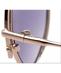 Aviator Classic fashion retro aviator sunglasses - ladies new UV protection small box sunglasses - G - C618SHXZQWU $48.57
