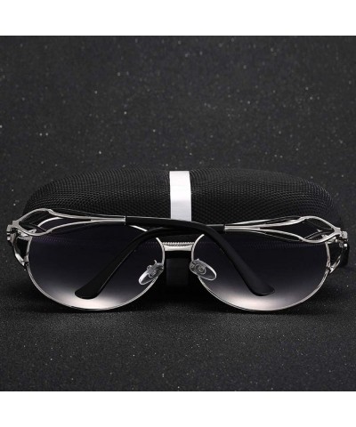 Butterfly Butterfly Sunglasses Polarized Diamond Sunglasses Women Driving Coating Sunglasses - Golden Tea - CX18U479D39 $28.89