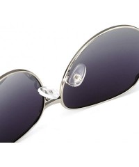 Butterfly Butterfly Sunglasses Polarized Diamond Sunglasses Women Driving Coating Sunglasses - Golden Tea - CX18U479D39 $28.89
