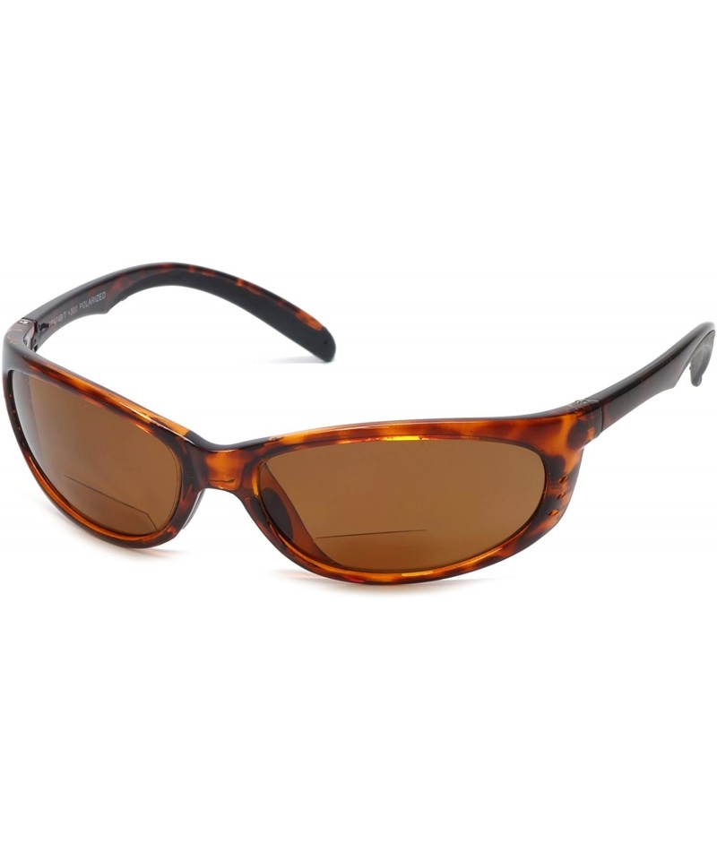 Wrap 474BF Polarized Bi-Focal Reading Sunglasses in Tortoise - Tortoise / Brown Lens - CT1853LHXHC $49.97