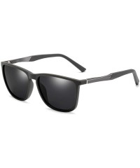 Semi-rimless Unisex Polarized Sunglasses Vintage Nylon Frame Sun Glasses For Men Women CHQJ018 - Grey - CQ18Y0ADOXR $12.83