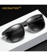 Semi-rimless Unisex Polarized Sunglasses Vintage Nylon Frame Sun Glasses For Men Women CHQJ018 - Grey - CQ18Y0ADOXR $12.83