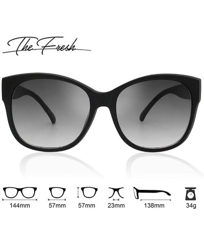 Cat Eye Retro Vintage Cat Eye Butterfly Sunglasses for Women Classic Style - Exquisite Packaging - 01-black - CR18YM5TDYQ $8.44