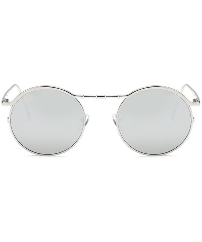 Oversized Unisex Stylish Round Shades Acetate Frame Sunglasses Mens Womens Polarized UV Protection Driving Travel Eyewear - C...