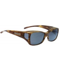 Wrap Jonathan Paul Dahlia Medium Polarized Over Sunglasses - Tiger-eye - C111L41ZOOX $42.90