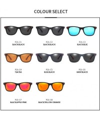 Square Classic Polarized Sunglasses Men Women Design Driving Square Frame Sun Glasses Goggle UV400 Gafas De Sol - C3 - CL1985...