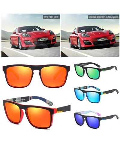 Sport Gift Apparel UV400 Men Sports Cycling Sunglasses Polarized Driving Sunglasses - 3 - C018UZRWGKU $18.21