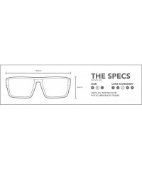 Sport Sublime Sunglasses - Matt Black/Clear Blue Iridium - C2182SN2GRE $34.02