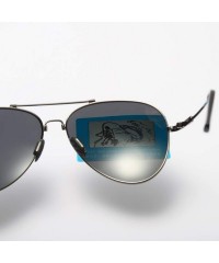 Oversized Fashion TAC lenses Polit Polarized Sunglasses for Men Women - Grey Grey - C918O4WLGKU $13.53