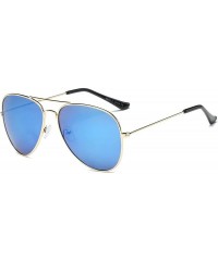 Aviator Oversize Teardrop Aviator Sunglasses for Men/Women 3026-GD1-BLC2/GD1-BUC2 - CG198MQQ2AN $10.76