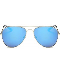 Aviator Oversize Teardrop Aviator Sunglasses for Men/Women 3026-GD1-BLC2/GD1-BUC2 - CG198MQQ2AN $10.76