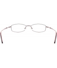 Oval Optical Eyewear - Modified Oval Shape - Metal Full Rim Frame - for Women or Men Prescription Eyeglasses RX - CR18WGCOZS2...