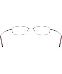 Oval Optical Eyewear - Modified Oval Shape - Metal Full Rim Frame - for Women or Men Prescription Eyeglasses RX - CR18WGCOZS2...