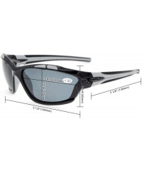 Sport Unbreakable Sunglasses Baseball Softball - Matte Black/Grey Lens - CY12N9IT59X $10.26