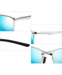 Aviator Polarized Aviator Sunglasses UV 400 Protection Unisex Sun Glasses for Men Women - Classic - Blue - CJ18TRN63LY $20.75