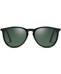 Round Sunglasses Unisex Polarized 100% UV Blocking Fishing and Outdoor Driving Glasses Round Fraframe Retro - C818W3C754N $44.50