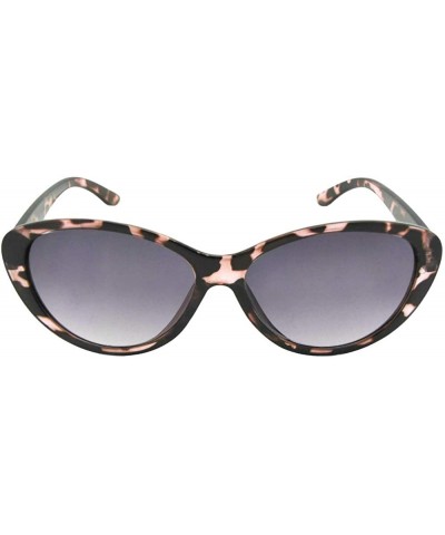 Cat Eye Fashion Cat Eye Full Reading Lens Sunglasses R99 - Rose Tortoise Gray Lenses - C318G2HHHAS $11.88