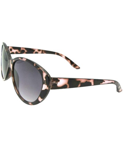 Cat Eye Fashion Cat Eye Full Reading Lens Sunglasses R99 - Rose Tortoise Gray Lenses - C318G2HHHAS $11.88